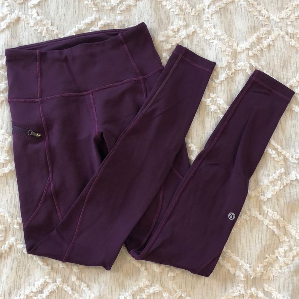 Lululemon First Mile Tech Tight Fleece Lined Legging